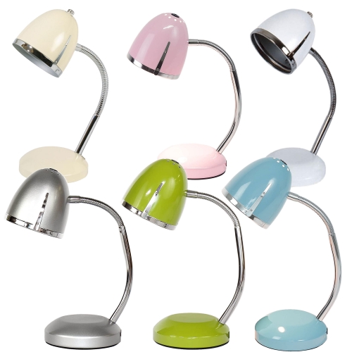 Tischlampe Colombus - Metall-Lampe im Retro-Stil der 50er