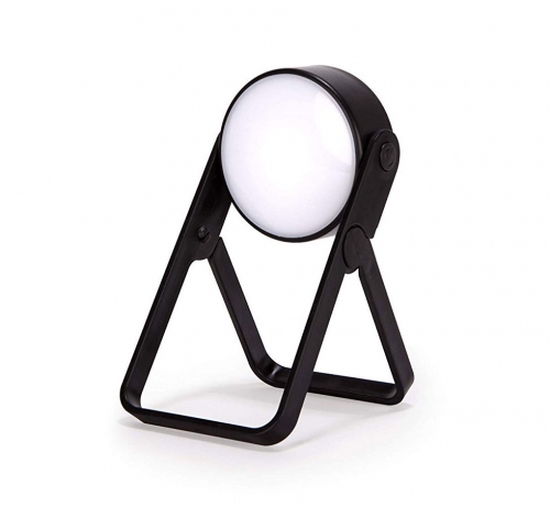 Kleine LED-Tischlampe faltbare Reise-Leselampe 360° schwenkbar