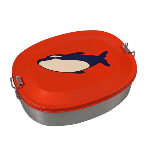Lunchbox Orca Edelstahl Brotdose Wal