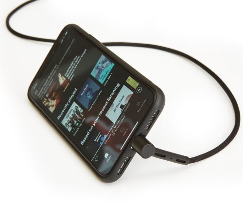Ladekabel & Ständer iPhone 2-in-1 Lightning USB Textilkabel