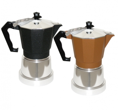 Espressokocher Top (6Tassen) mit Doppelboden